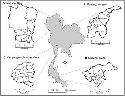 Spatial Distribution and Population Estimation of Dogs in Thailand: Implications for Rabies Prevention and Control